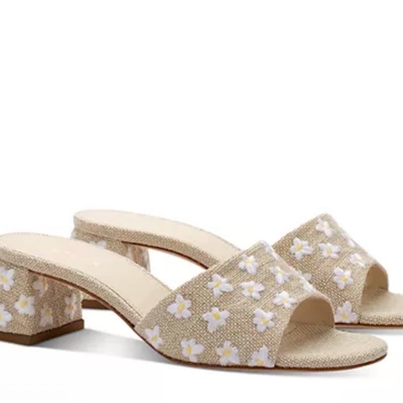 Larroude Shoes - Larroude Women's Brigitte Block Heel Slip On Sandals sz 5.5